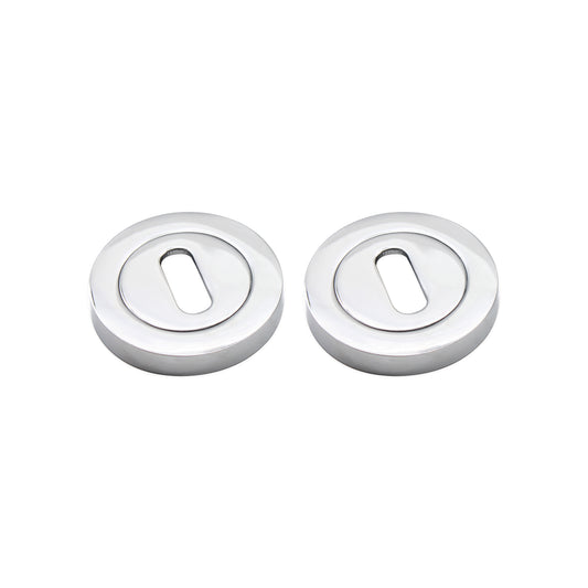 Oval Standard Escutcheon Polished Chrome