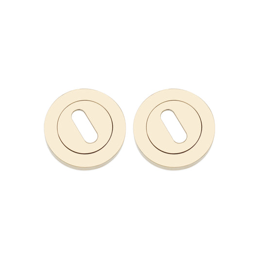 Oval Standard Escutcheon PVD Brass