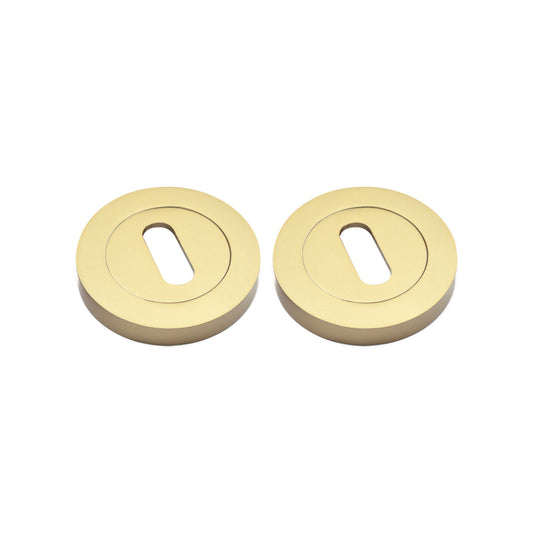Oval Standard Escutcheon Satin Brass
