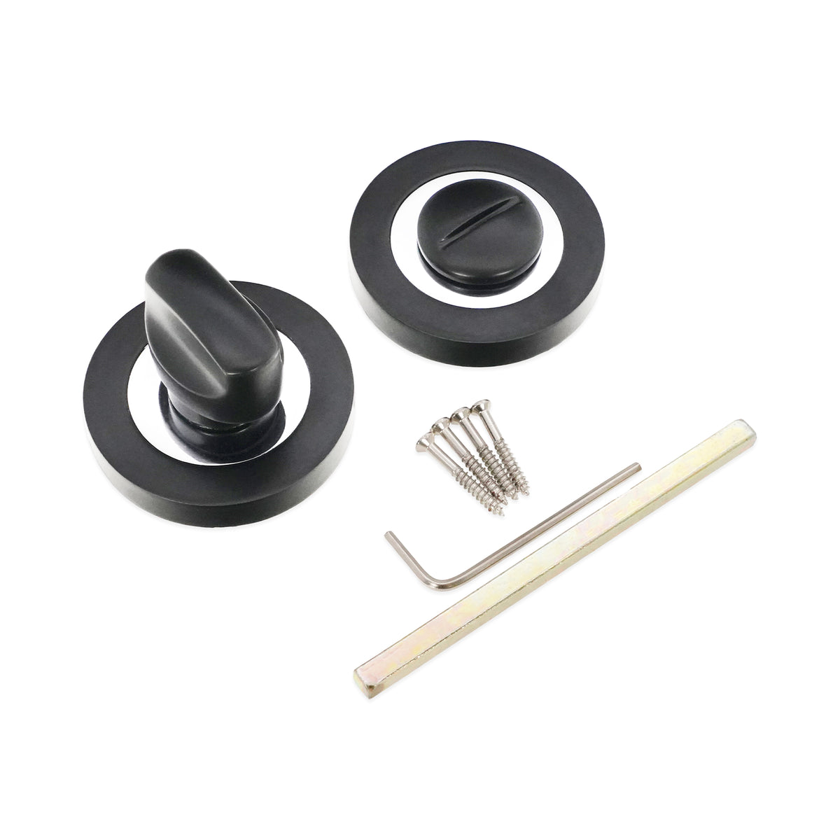 Standard Turn & Release Black & Chrome