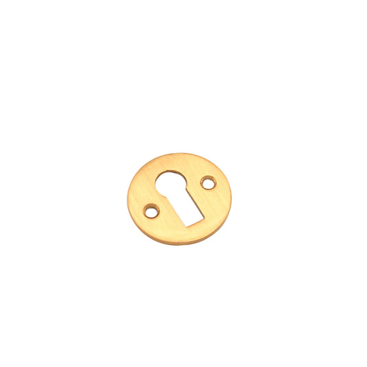Victorian Key hole Open Satin Brass