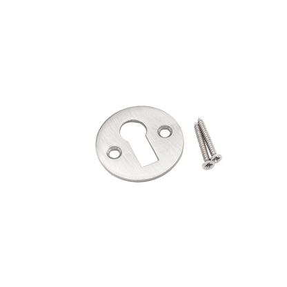 Victorian Key hole Open Satin Chrome