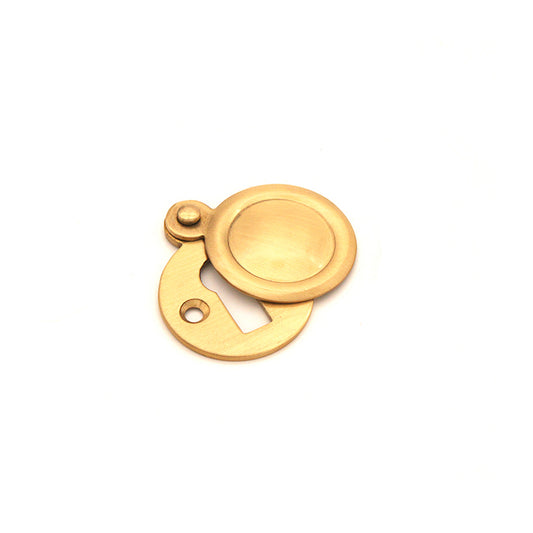 Victorian Key hole Covered Satin Brass
