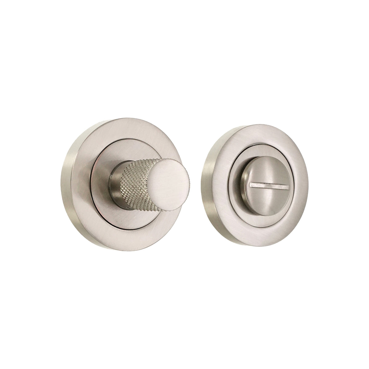 Connaught Knurled Turn & Release Satin Nickel