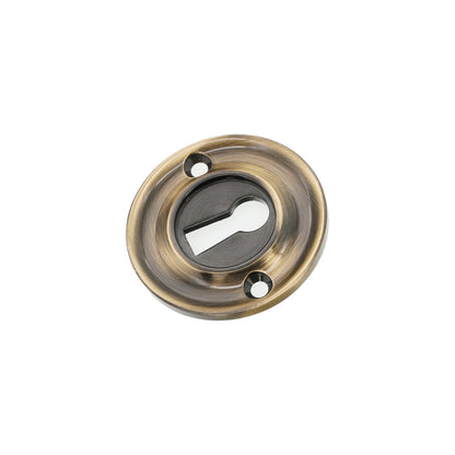 Slimline Standard Escutcheon Antique Brass