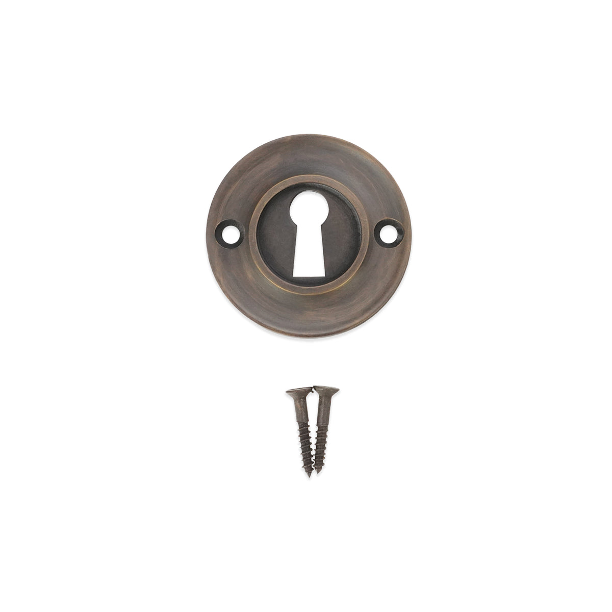 Slimline Standard Escutcheon Matt Antique