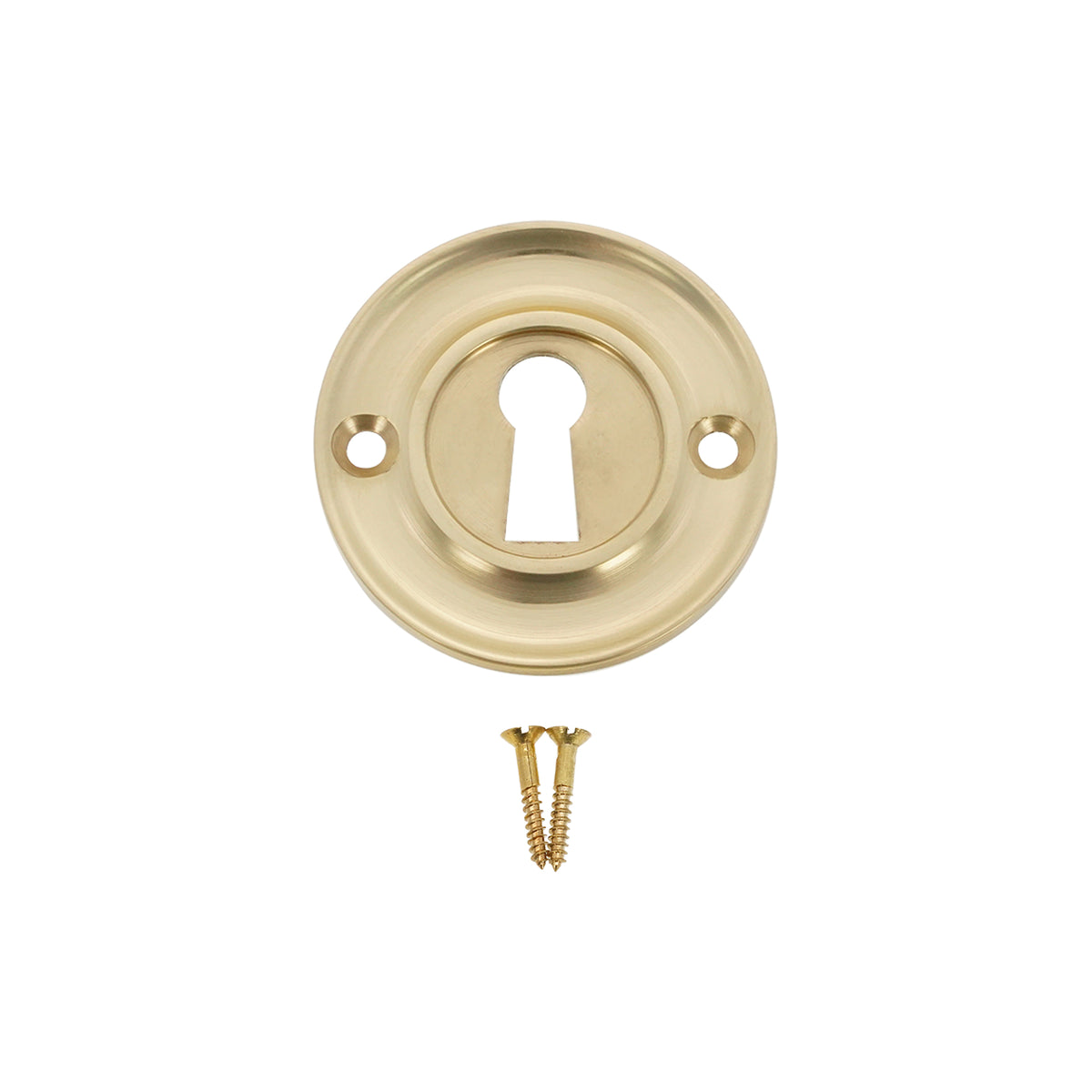 Slimline Standard Escutcheon Polished Brass