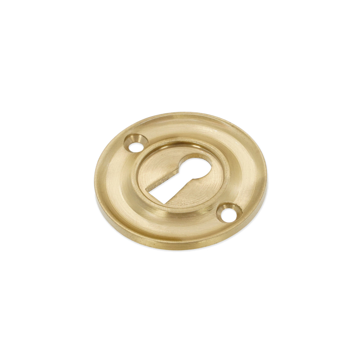 Slimline Standard Escutcheon Satin Brass
