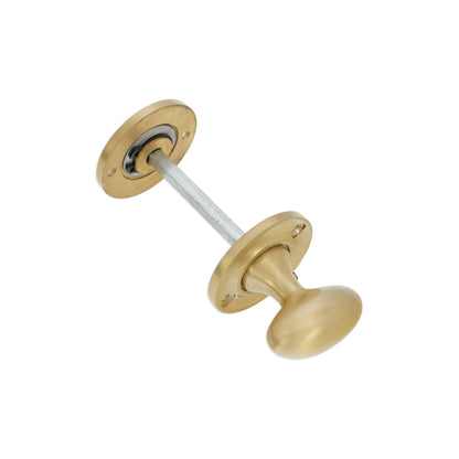 Slimline Turn & Release Satin Brass