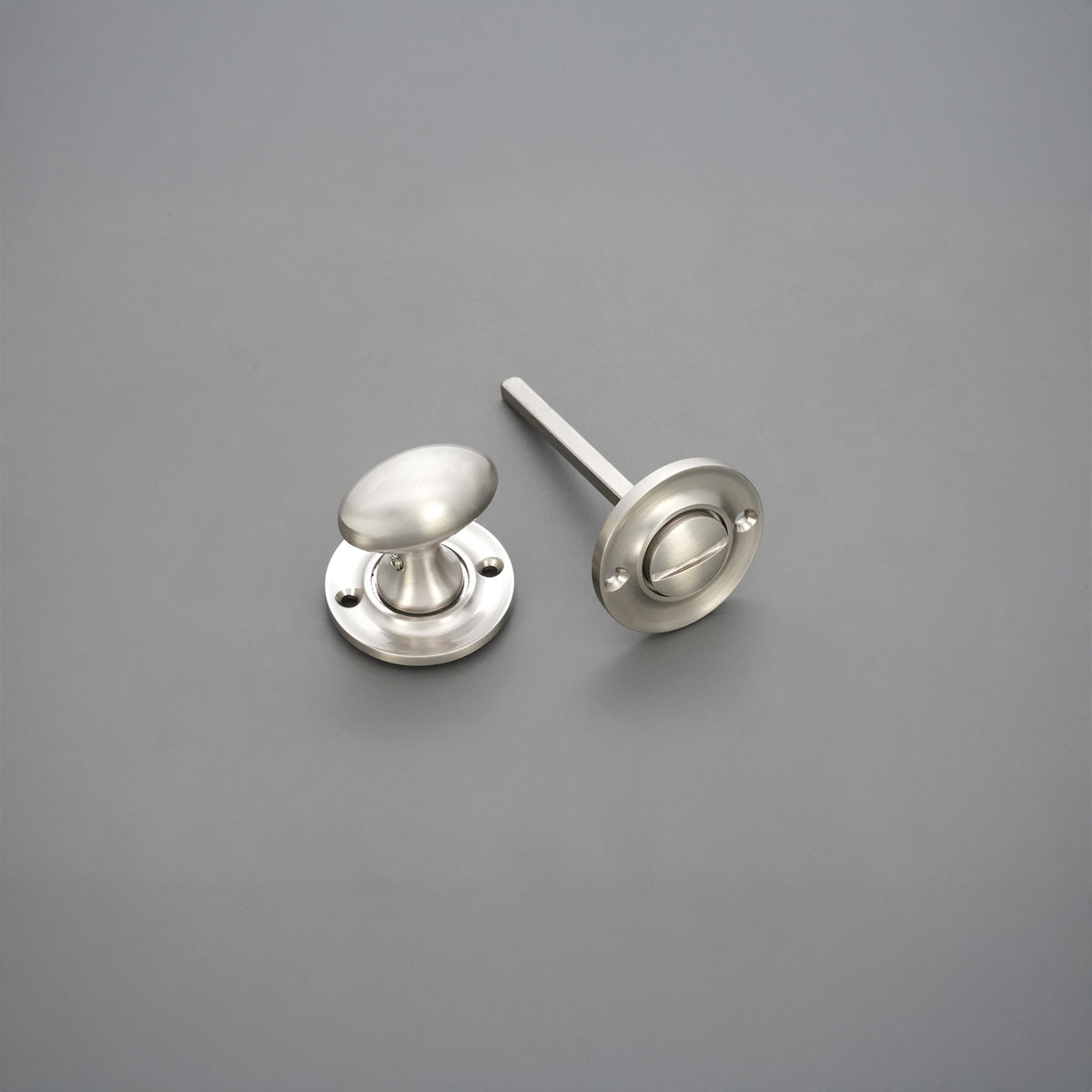 Slimline Turn & Release Satin Nickel