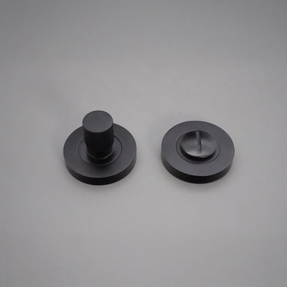 Linear Knurlmond Thumb Turn & Release Matt Black
