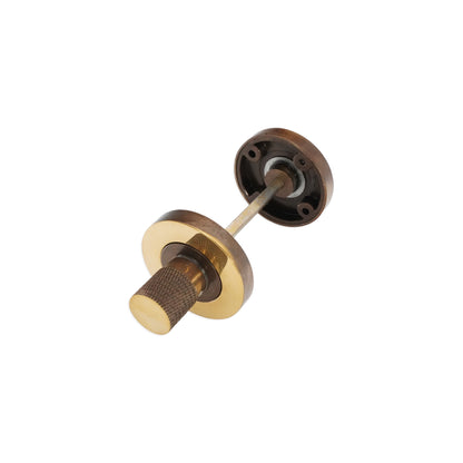 Jewel Knurlmond Thumb Turn & Release Aged Brass