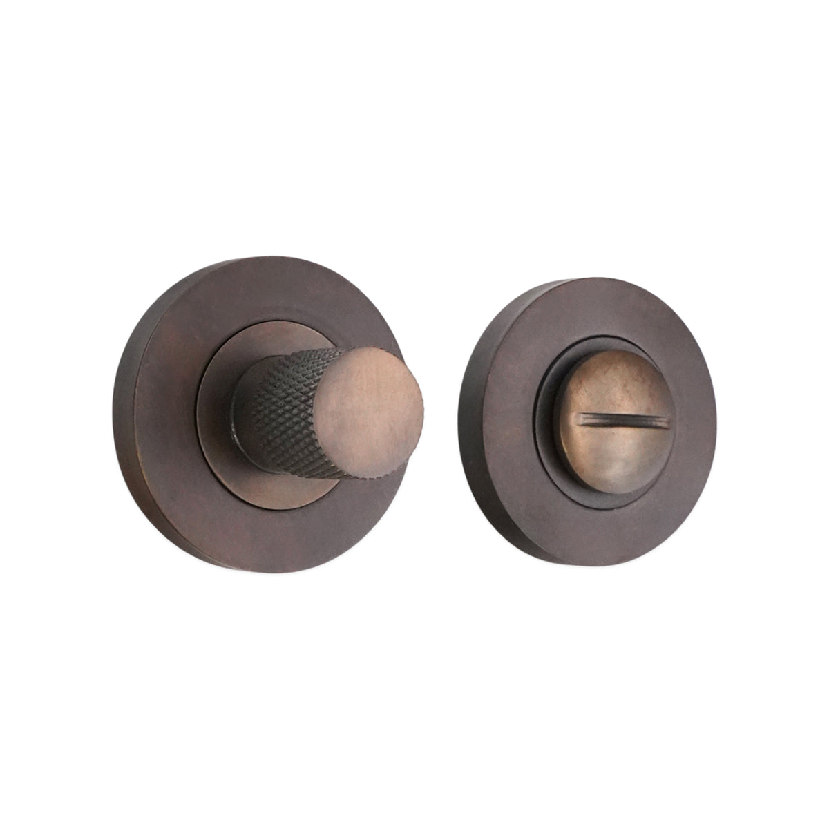 Jewel Knurlmond Thumb Turn & Release Matt Antique