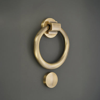 Ring Door Knocker 110mm  Antique Brass
