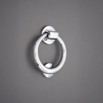 Ring Door Knocker 110mm Polished Chrome