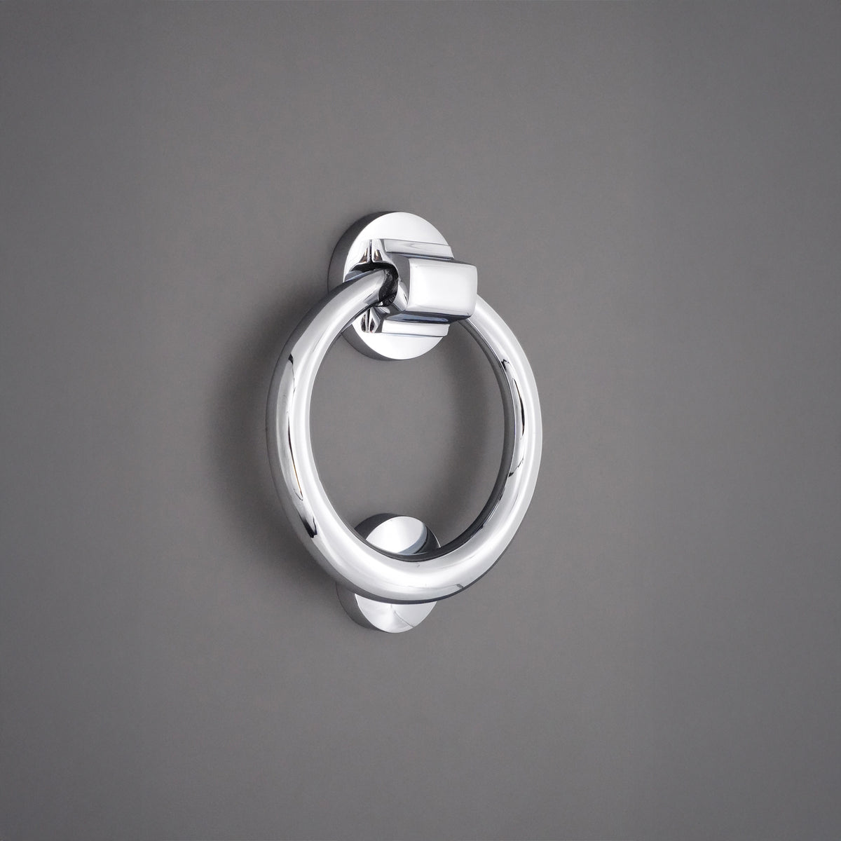 Ring Door Knocker 110mm Polished Chrome