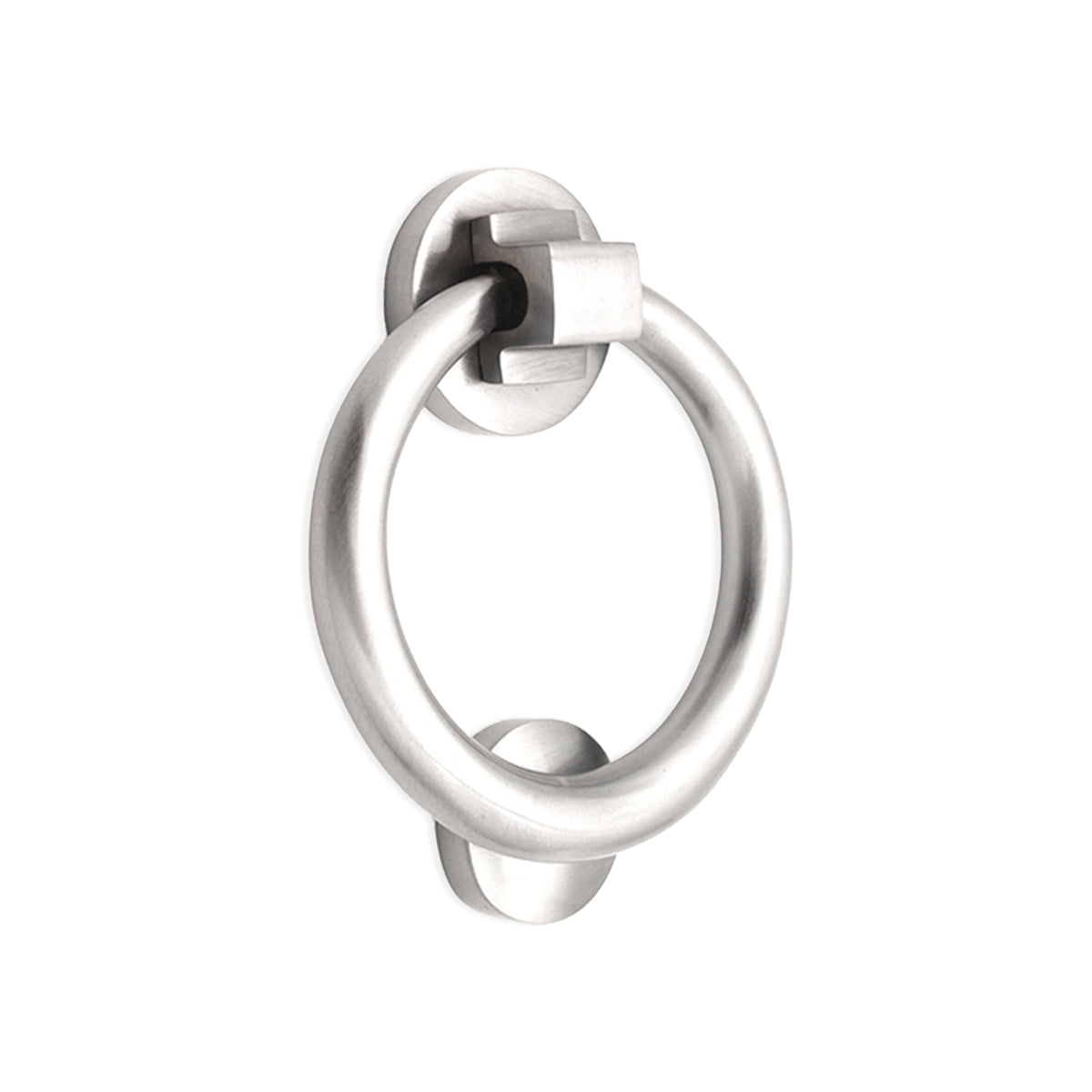 Ring Door Knocker 110mm Satin Chrome