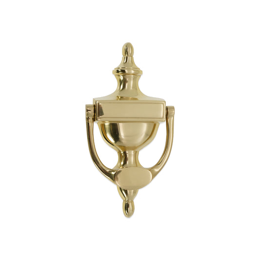 Victorian Door Knocker 150mm Polished Brass