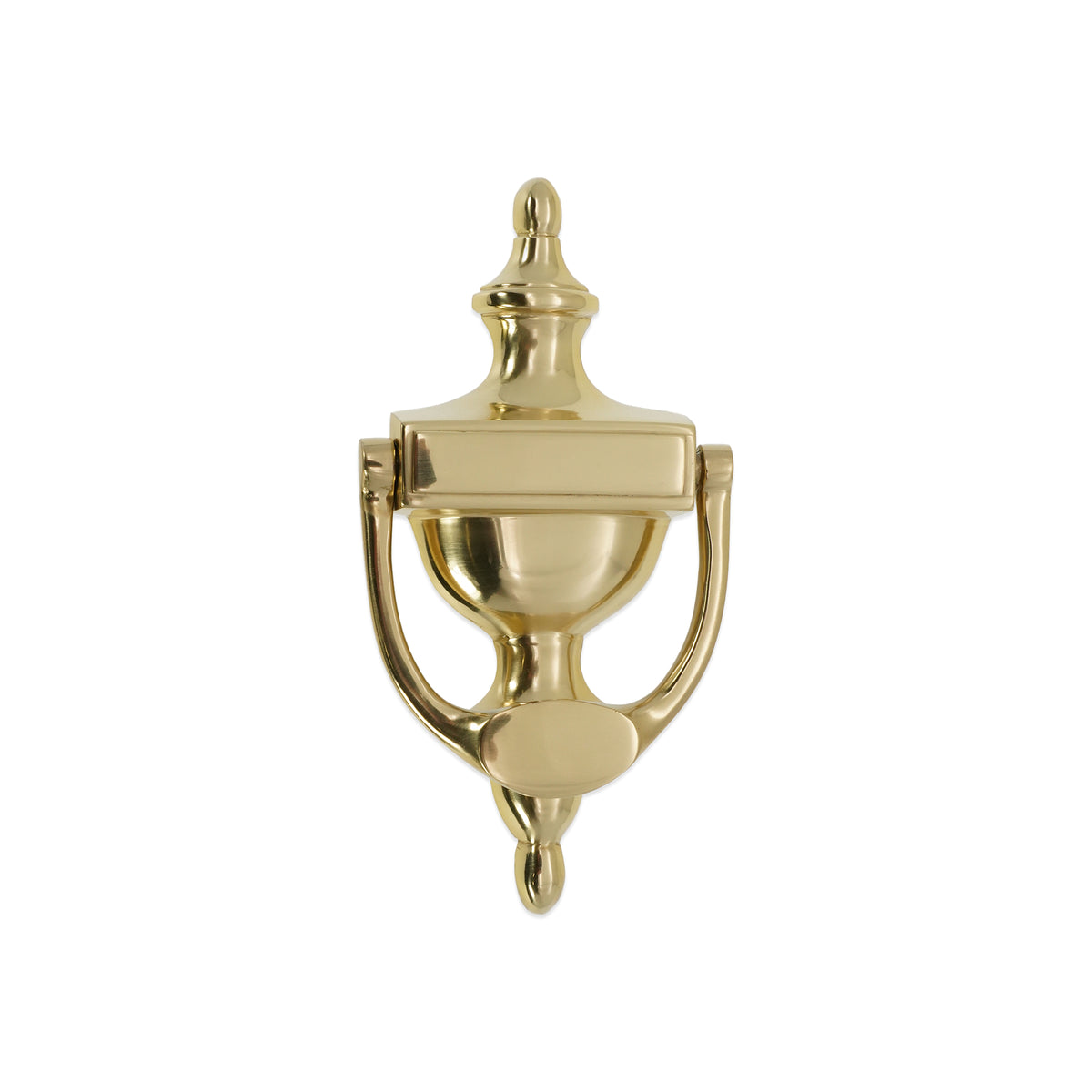 Victorian Door Knocker 150mm Polished Brass