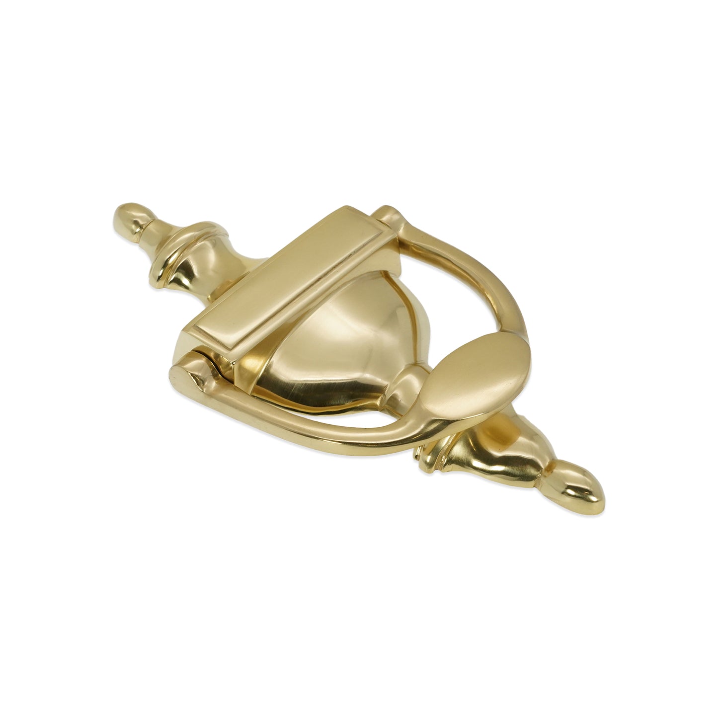Victorian Door Knocker 150mm Polished Brass