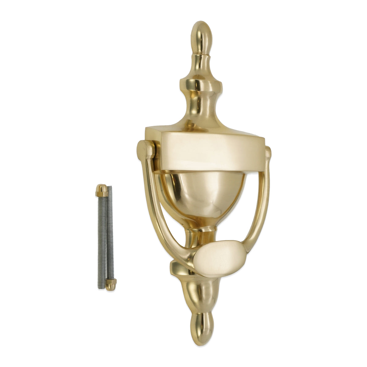 Victorian Door Knocker 200mm Polished Brass