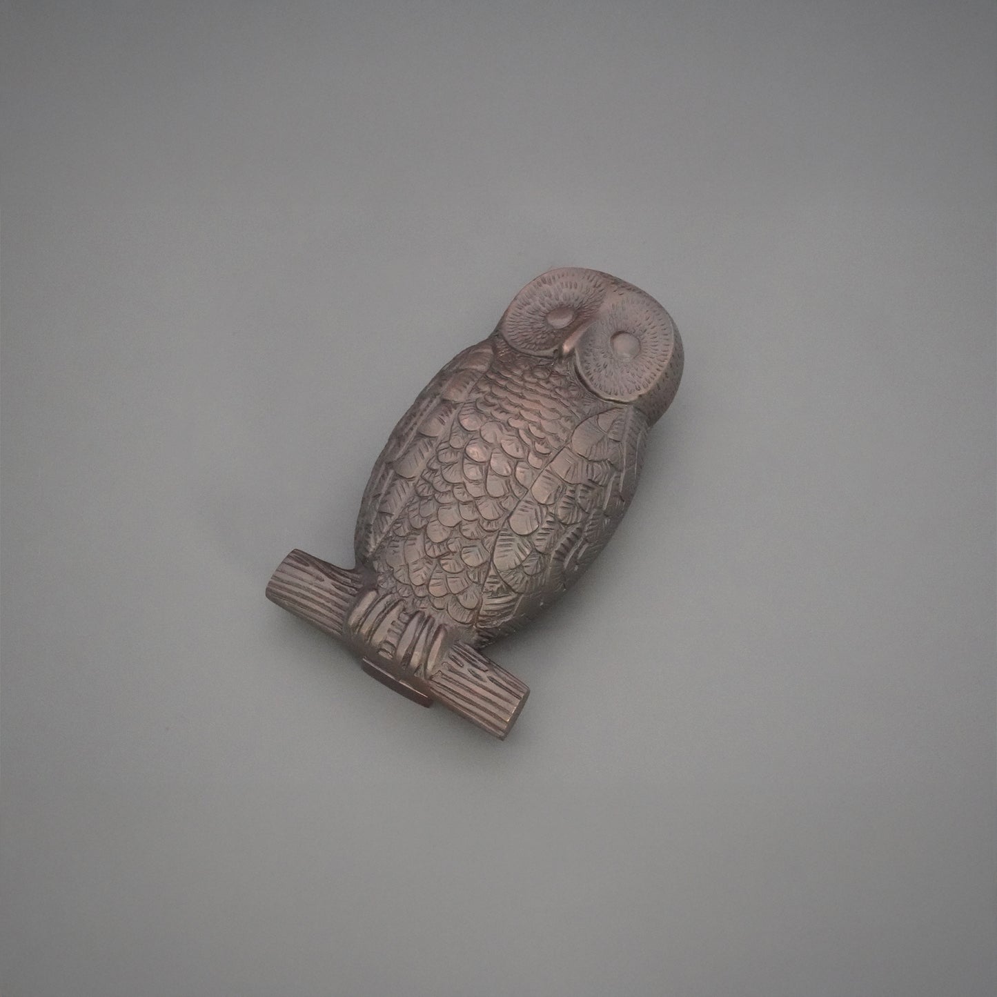 Owl Door Knocker Aged Bronze