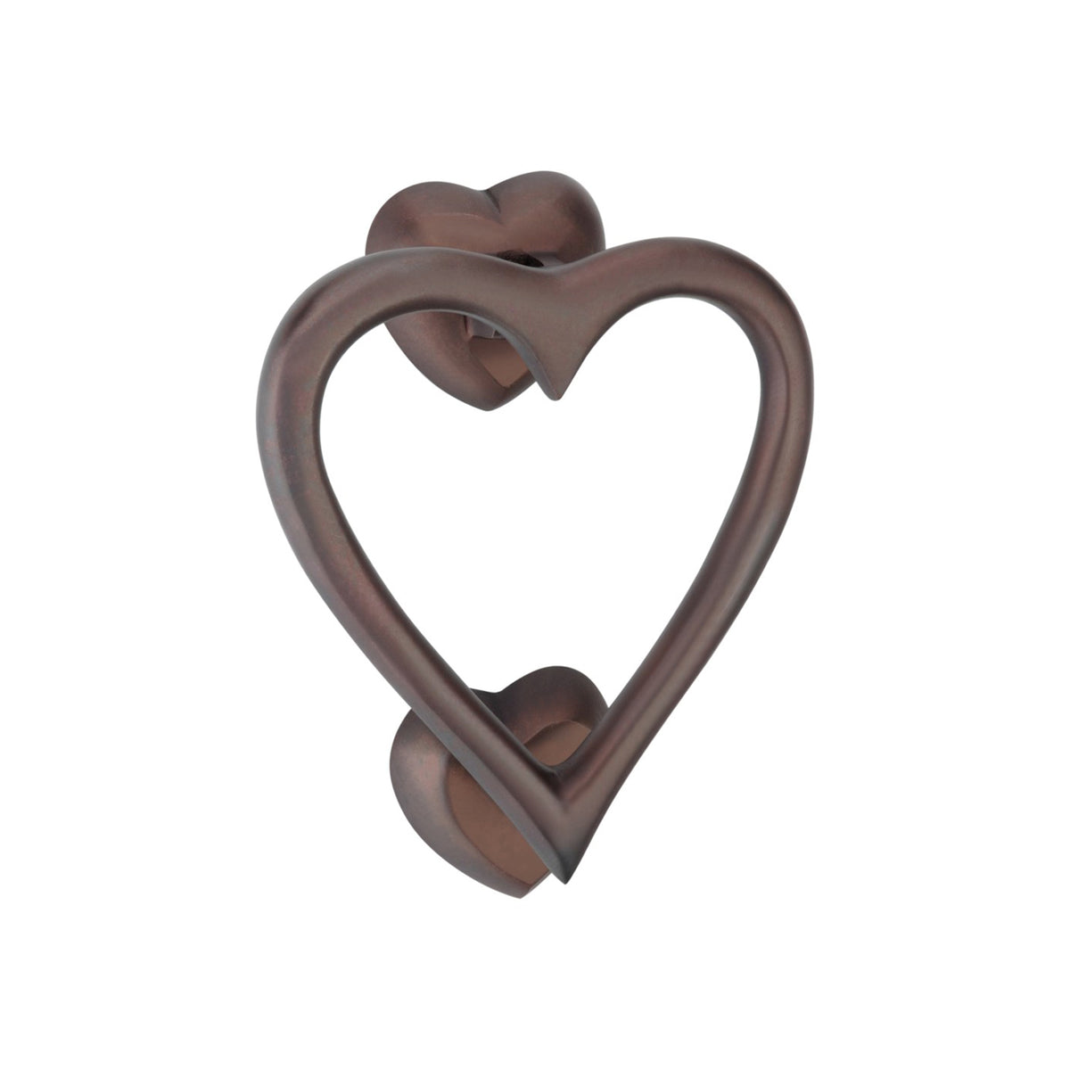 Heart Door Knocker Aged Bronze