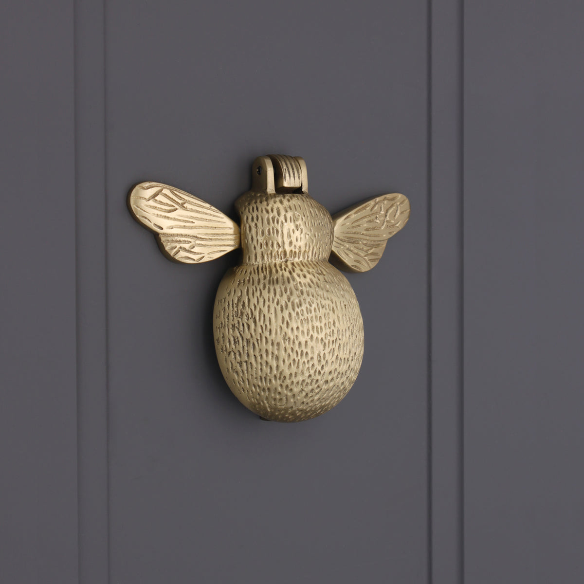 Bumble Bee Door Knocker Satin Brass