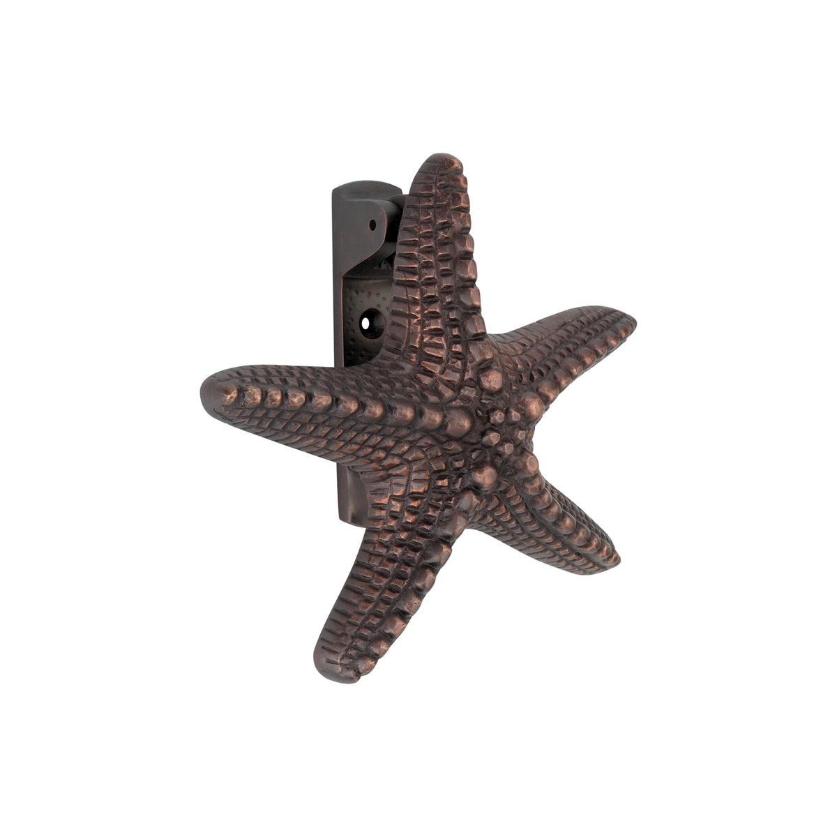 Starfish Door Knocker Aged Bronze