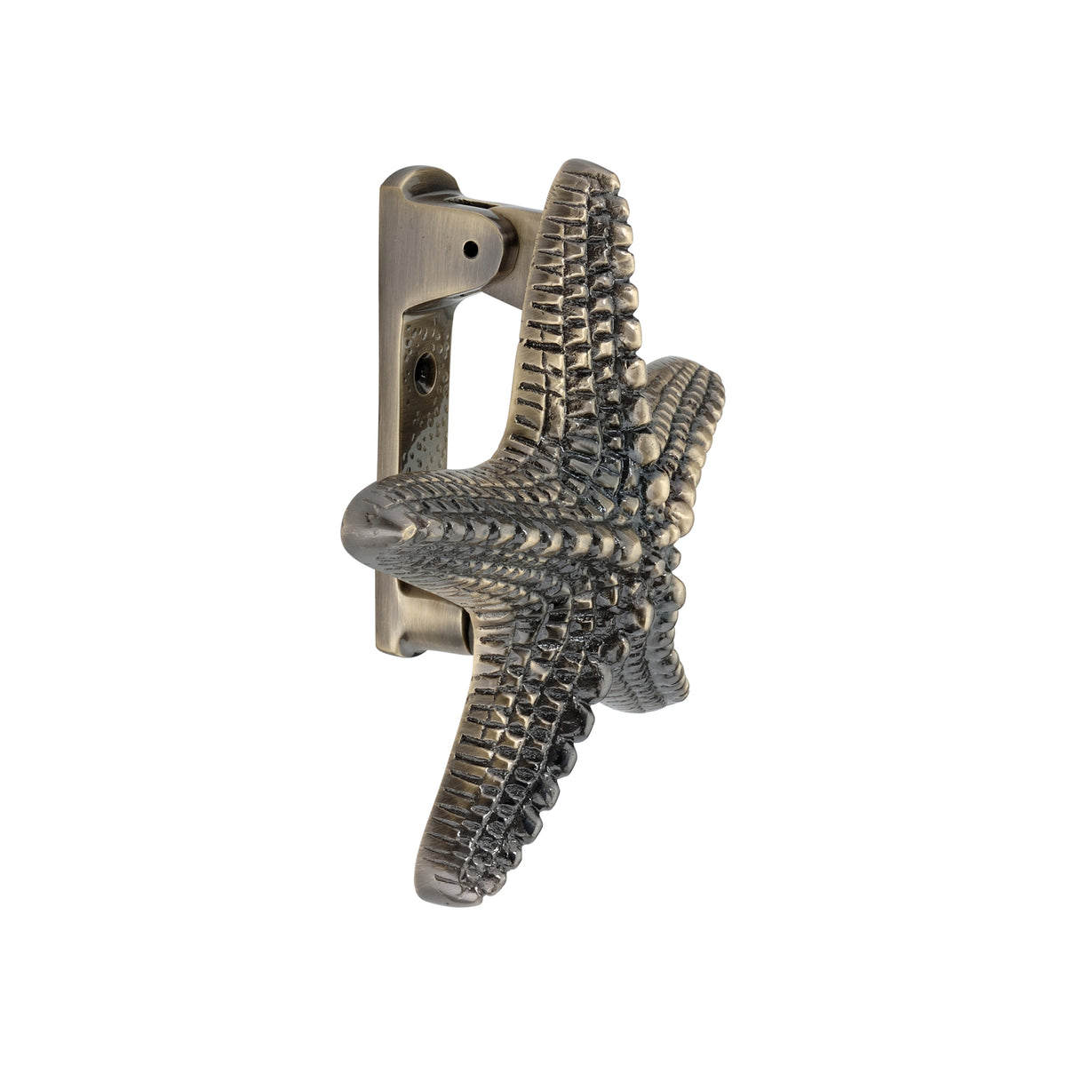 Starfish Door Knocker Antique Brass