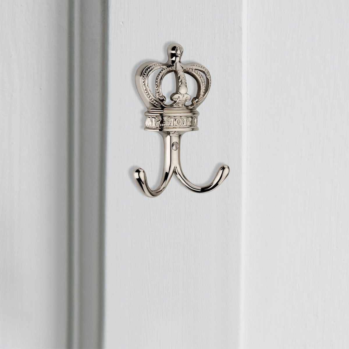 Crown Hook Polished Nickel