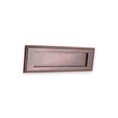 Georgian Letter Plate 250mm Aged Bronze