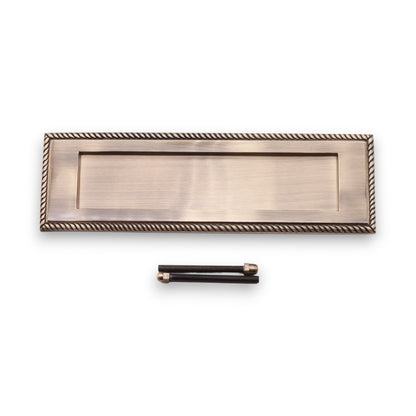 Georgian Letter Plate 250mm Antique Brass