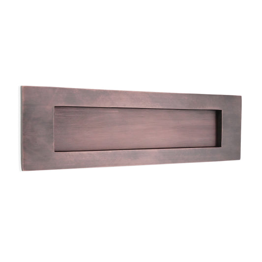Victorian Letter Plate 250mm Aged Bronze