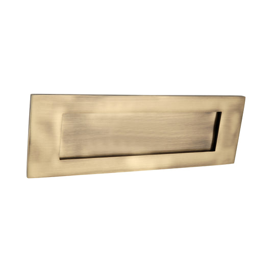 Victorian Letter Plate 300mm Antique Brass