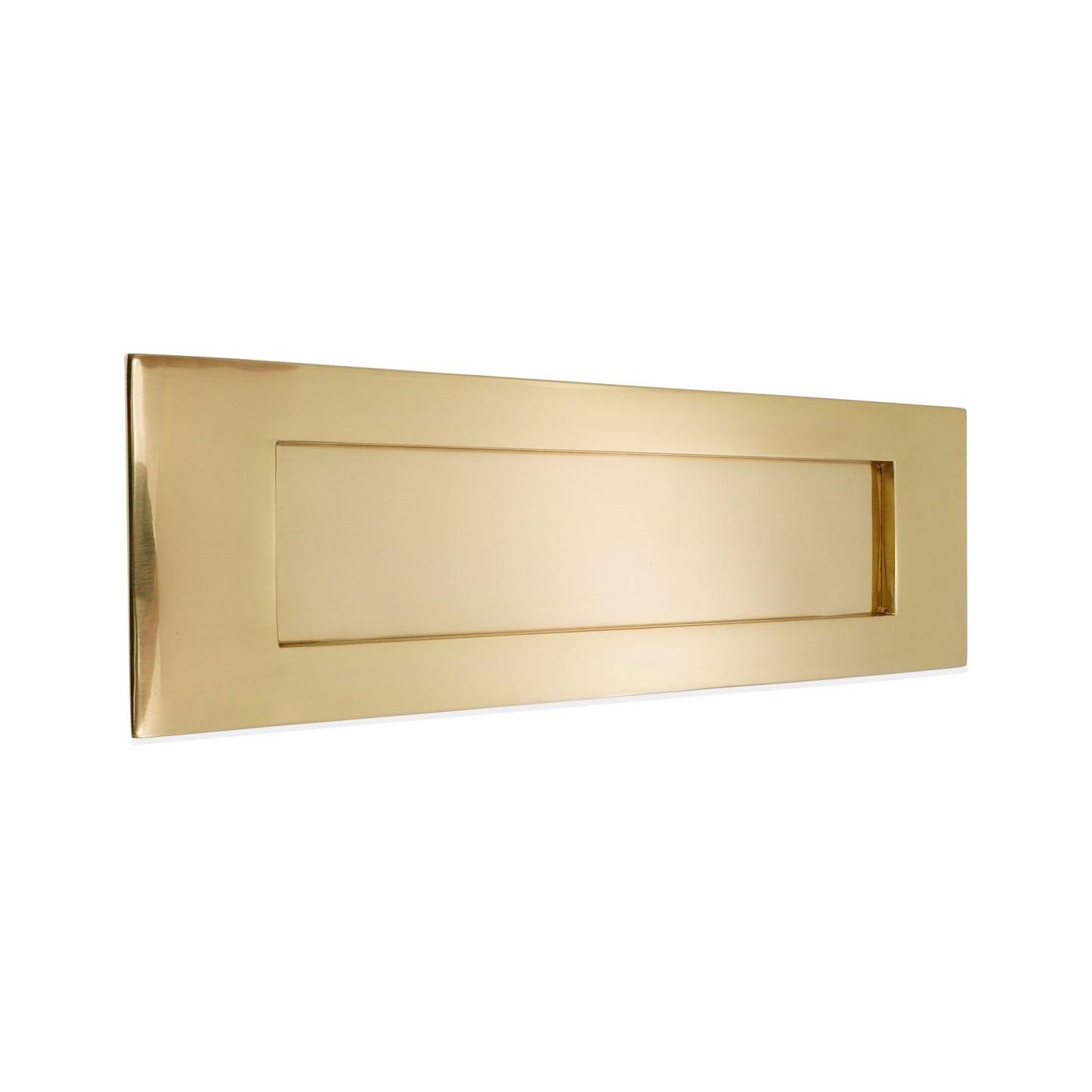 Victorian Letter Plate 300mm Polished Brass