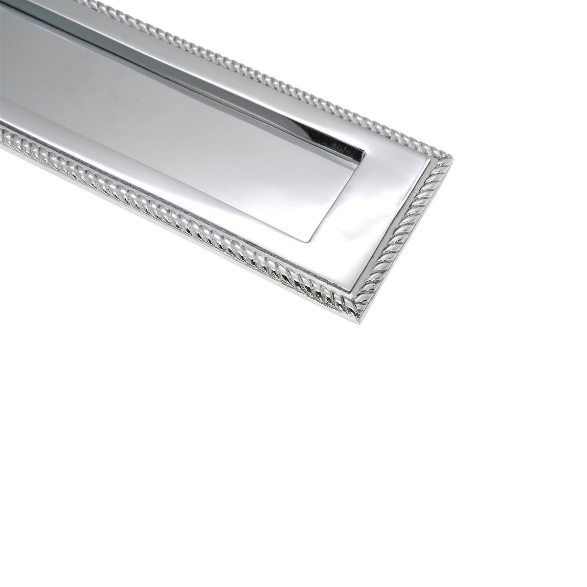Georgian Letter Plate 250mm Polished Chrome