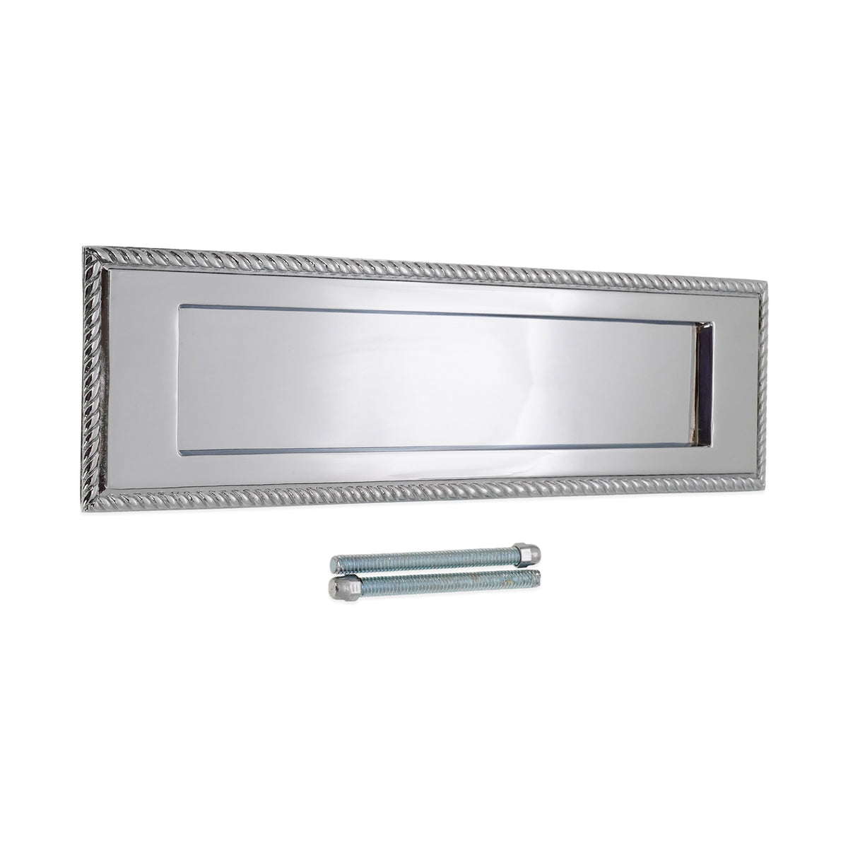 Georgian Letter Plate 250mm Polished Chrome