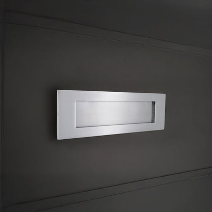 Victorian Letter Plate 300mm Satin Chrome