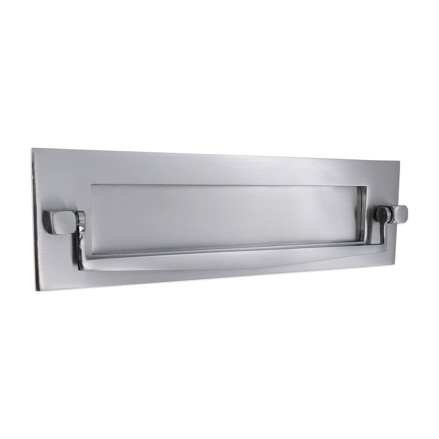 Regency Knocker Postal Plate 250mm Satin Chrome