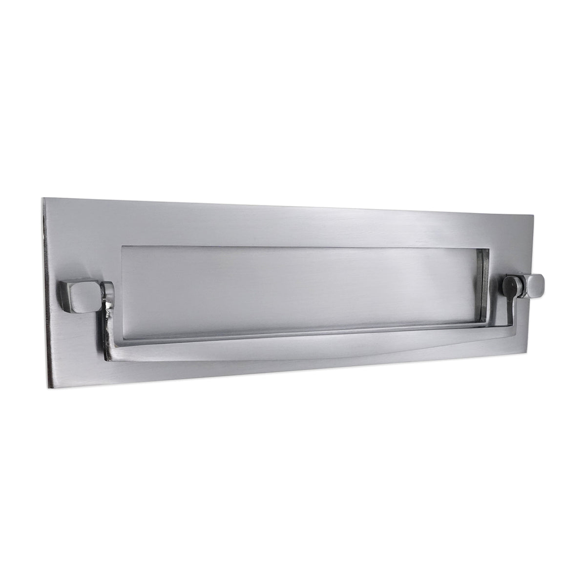 Regency Knocker Postal Plate 250mm Satin Chrome