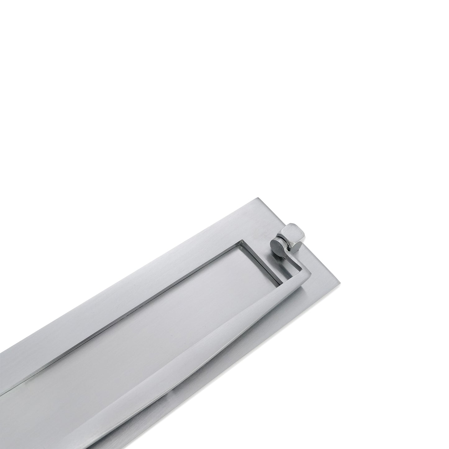 Regency Knocker Postal Plate 250mm Satin Chrome