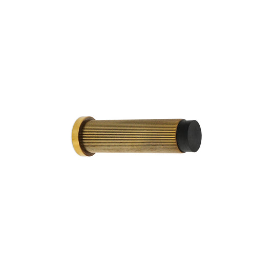 Connaught Linear Door Stopper Aged Brass
