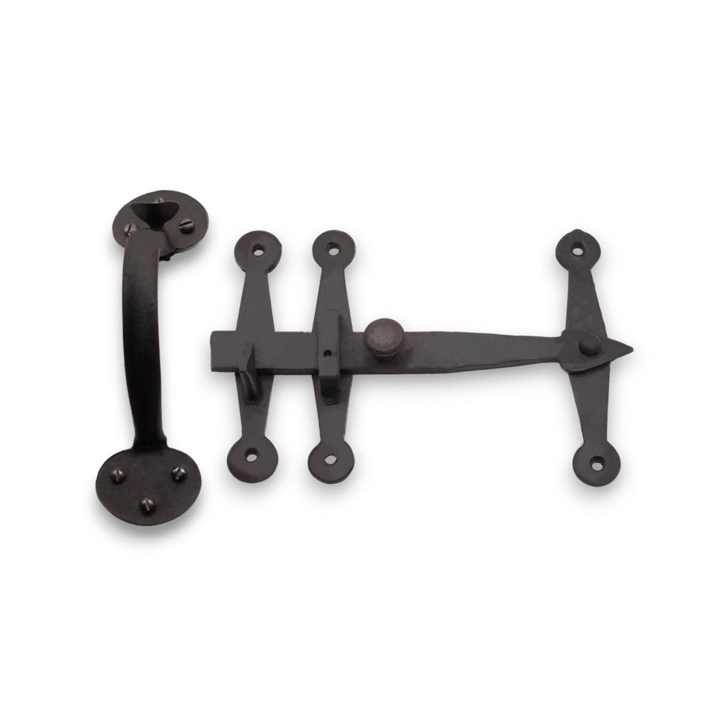 Heavy Duty Handforged Door Hardware Kit Beeswax