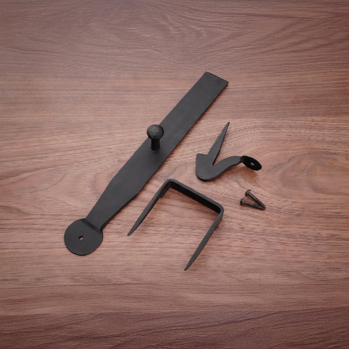 Iron Door Latch Set Beeswax