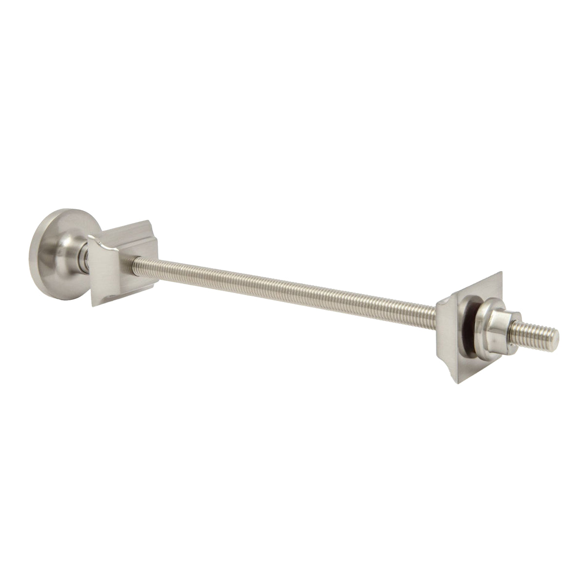 Cast Iron Radiator Brass Wall Stay Bracket Satin Nickel