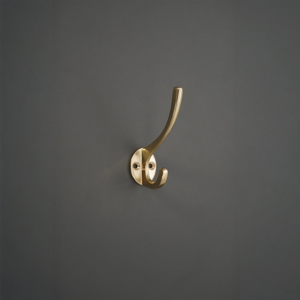 Victorian Coat Hook 87mm Polished Brass