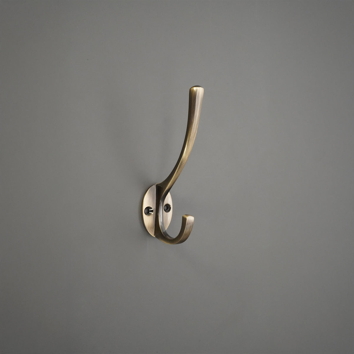 Victorian Coat Hook 115mm Antique Brass