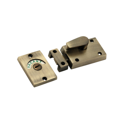 Indicator Bolt Latch Antique Brass