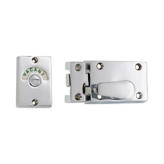 Indicator Bolt Latch Polished Chrome